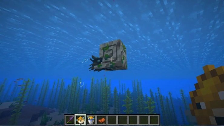 Taming A Zombie Nautilus In Minecraft