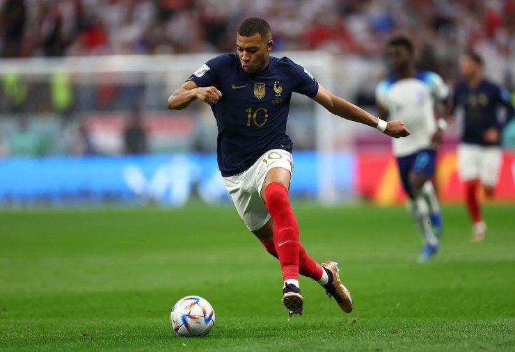French Soccer Player Kylian Mbappe Fifa World Cup