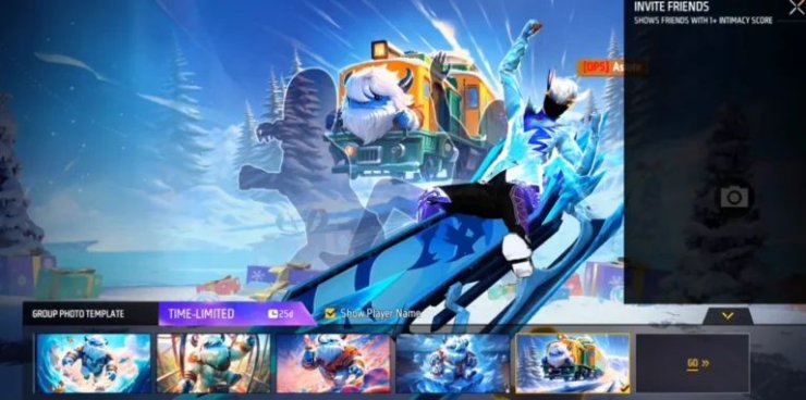 Free Fire Winterland Photo With Team 768x382