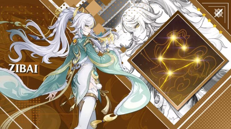 Zibai Best Constellations In Genshin Impact