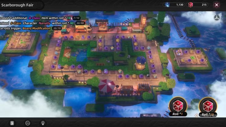 Neverness To Everness Monopoly Board Mechanic In T