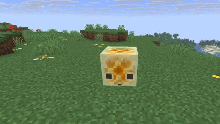 Sulfur Cube Archetype Sticky Honeycomb Block