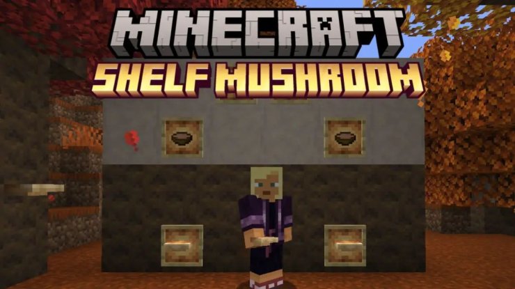How To Get Shelf Mushroom In Minecraft