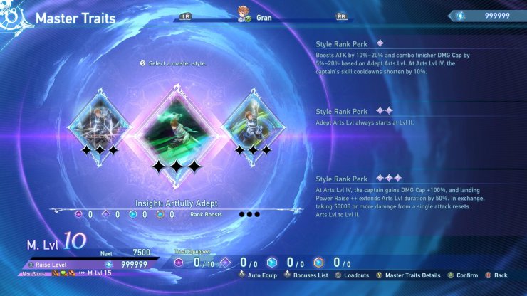 Gran Master Trait Example 01