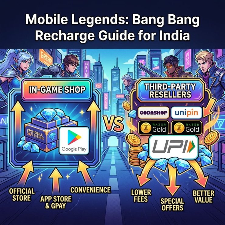 Mobile Legends Bang Bang Recharge Guide For India