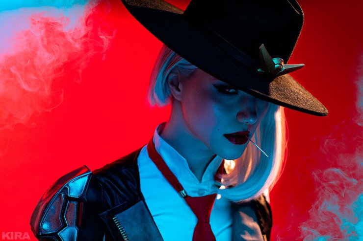 Ashe (Overwatch) by Lyumos