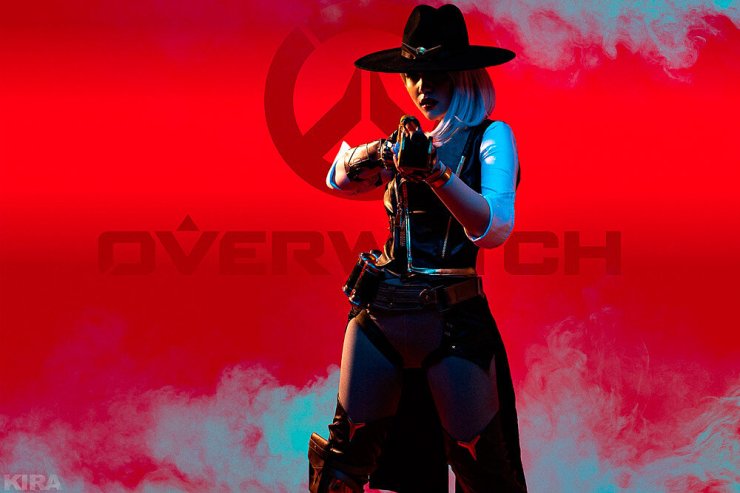 Ashe (Overwatch) by Lyumos