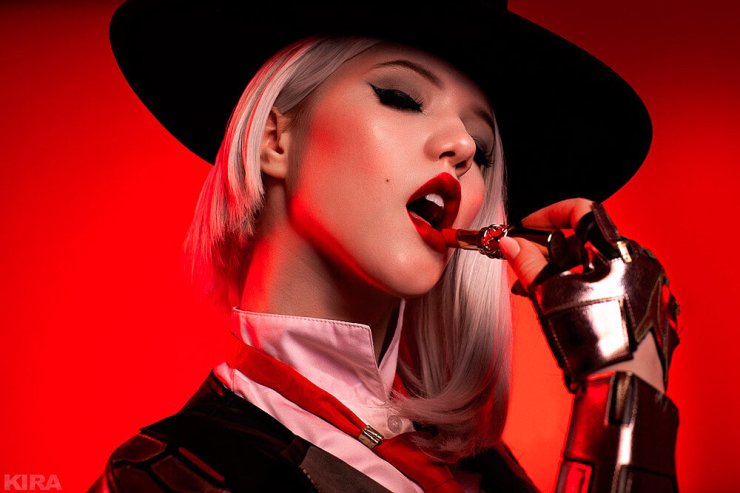 Ashe (Overwatch) by Lyumos