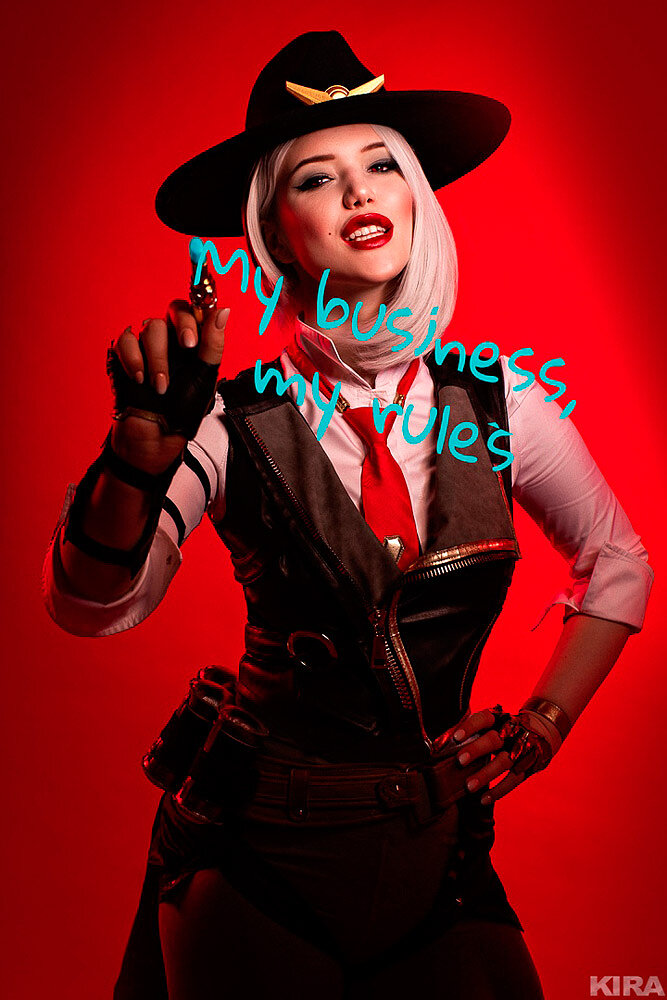 Ashe (Overwatch) by Lyumos