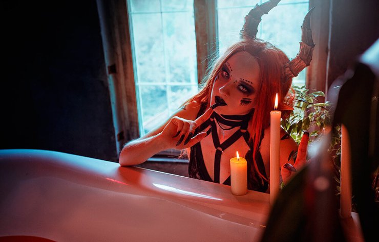 Gothic Demon (Halloween) by Kirdjava (NSFW)