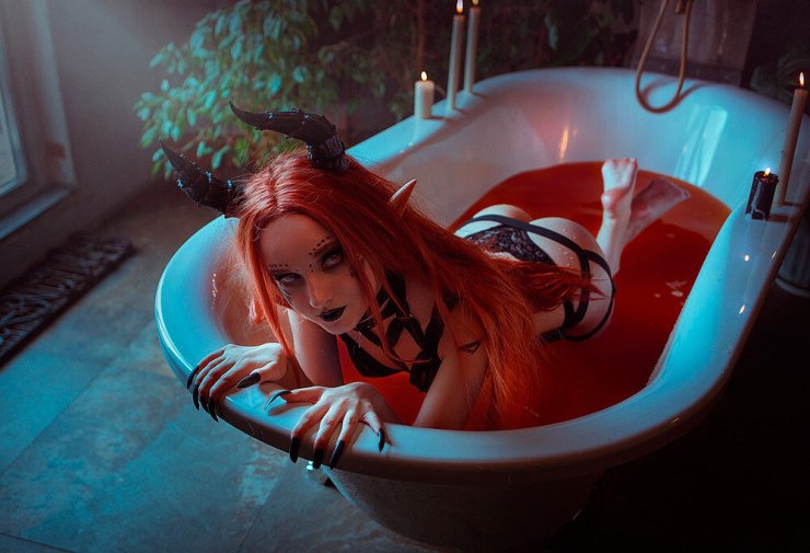 Gothic Demon (Halloween) by Kirdjava (NSFW)