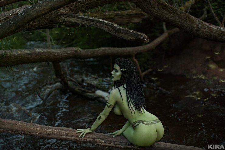 Dryad Morenn (The Witcher) by Lyumos (NSFW)
