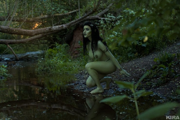 Dryad Morenn (The Witcher) by Lyumos (NSFW)