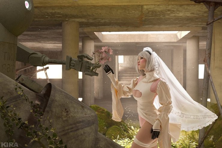 2B (NieR: Automata) by Lyumos