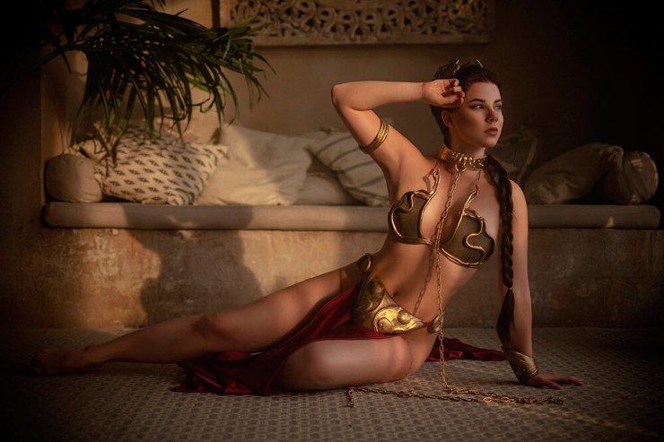Slave Princess Leia (Star Wars) by Anastasya Zelenova (NSFW)