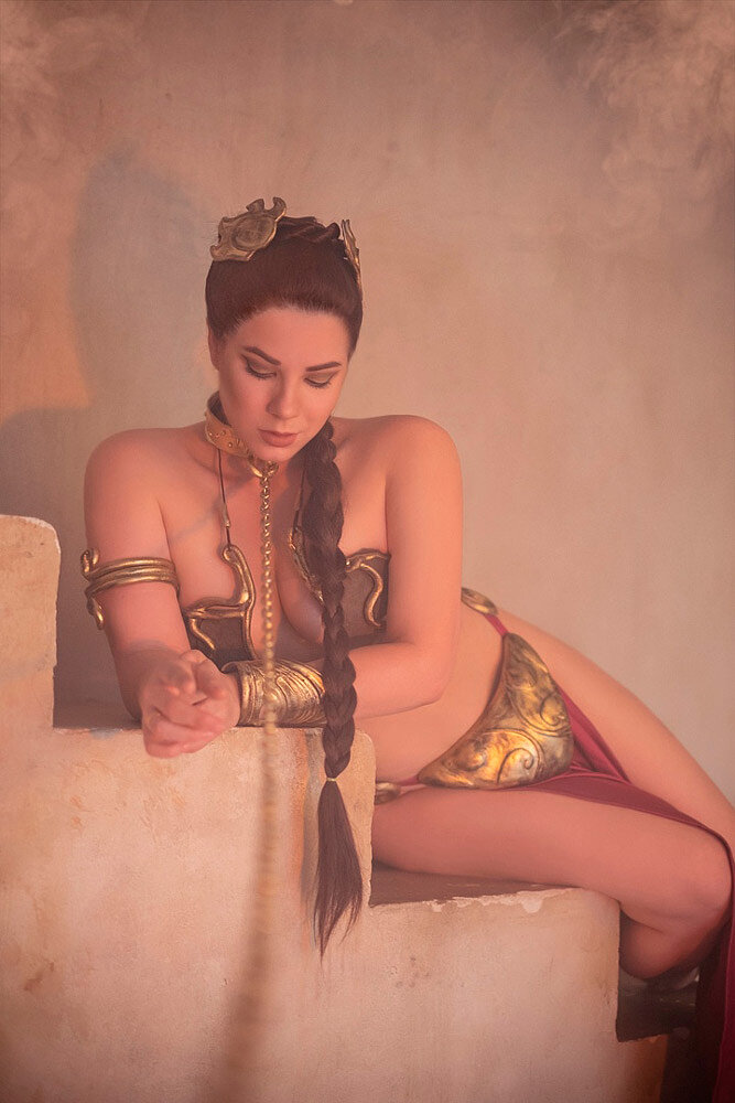 Slave Princess Leia (Star Wars) by Anastasya Zelenova (NSFW)