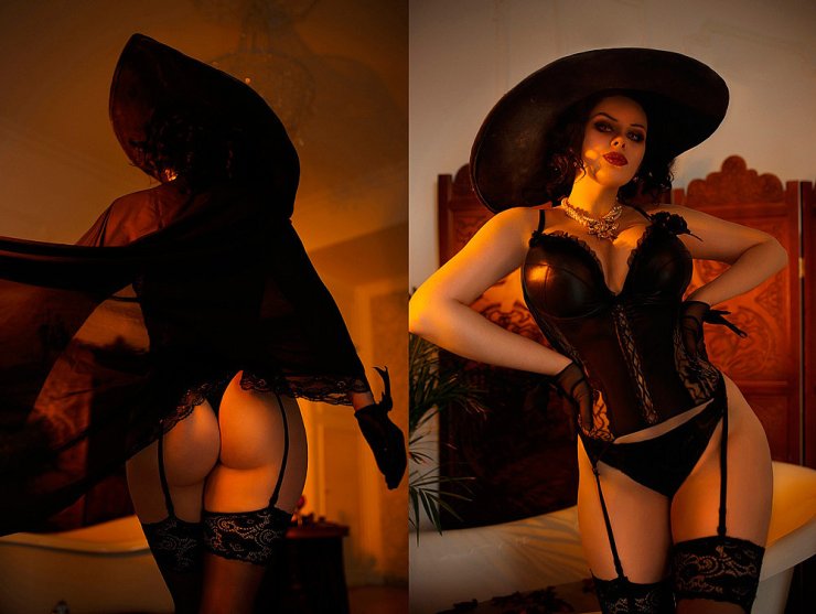 Lady Dimitrescu in Black (Resident Evil Village) by Alice (NSFW)