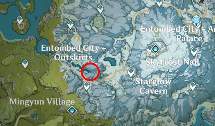 Cryo Crystalfly Location