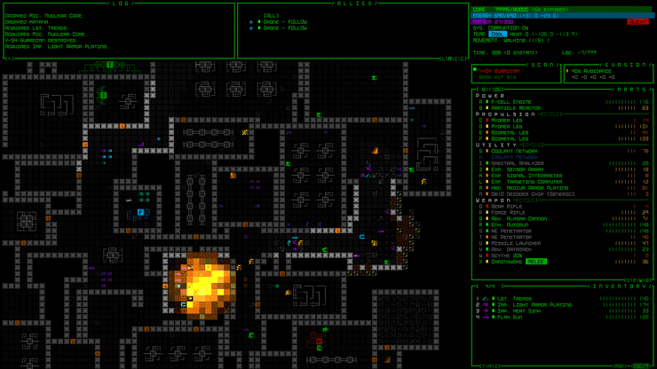 Cogmind Factory Battle