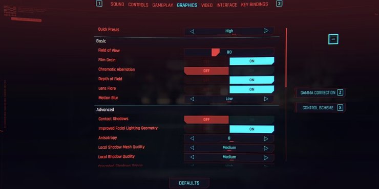 Menu Ui Mod Cyberpunk 2077