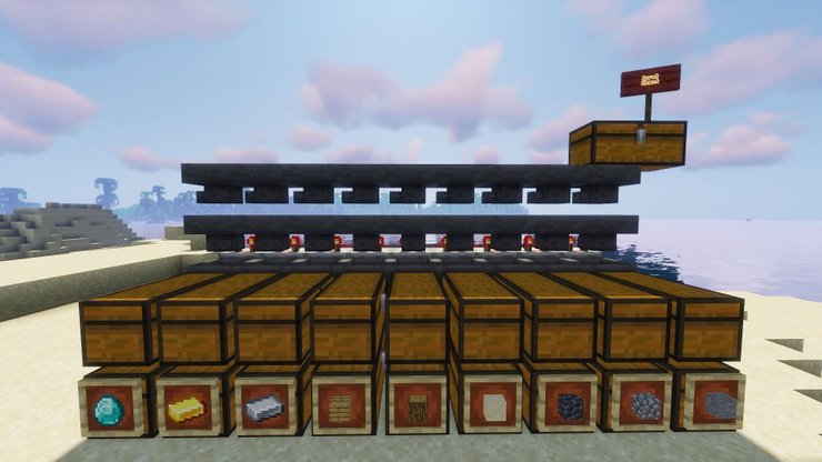 Storage Sorting System Minecraft