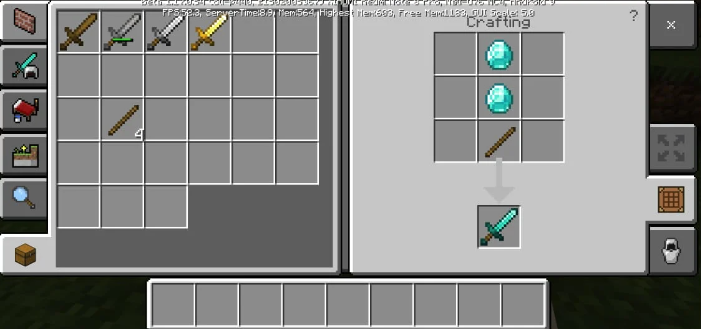 How To Make A Diamond Sword In Minecraft 3