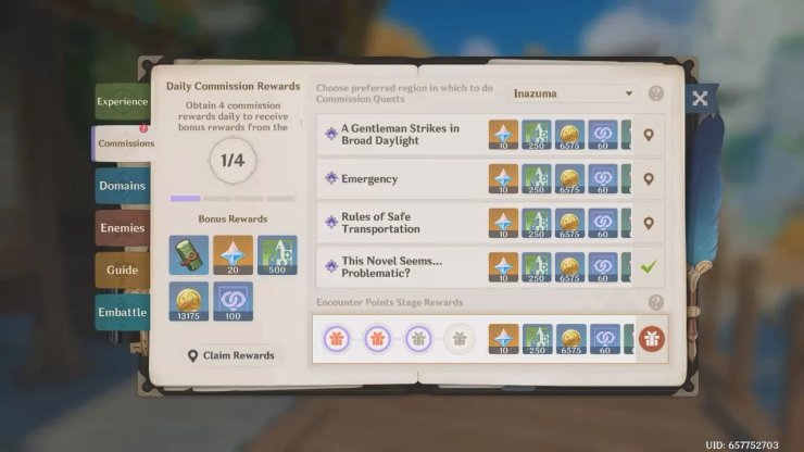 Encounter Point System
