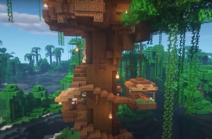 Top 8 Best Minecraft Treehouse To Build To Boost Your Game Scenery