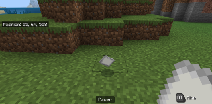 Paper In Minecraft