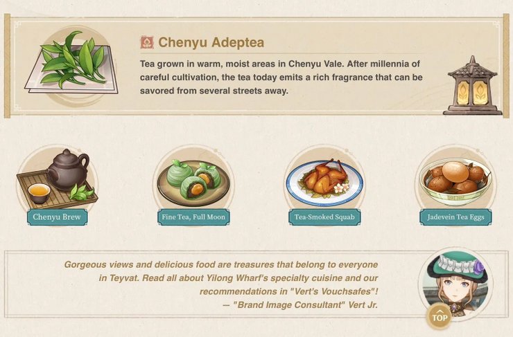 Chenyu Adeptea Recipes