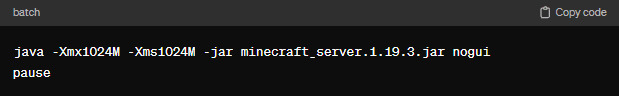 Code Minecraft