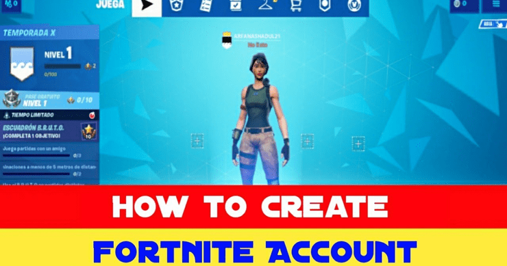 Creating A Fortnite Account