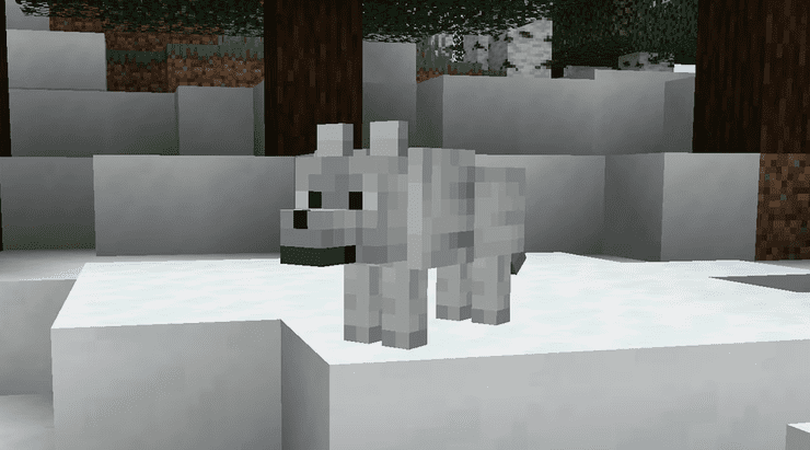 Snowy Wolves Minecraft