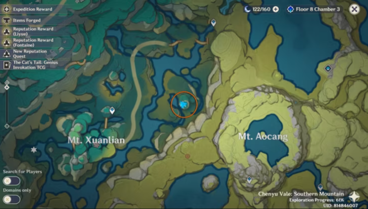 Mt Xuanlian Genshin Impact