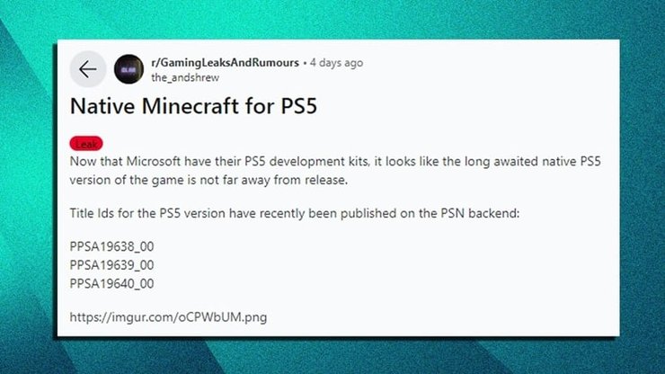 Minecraft Ps5