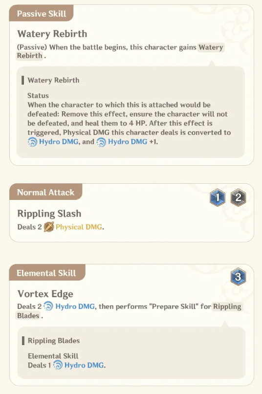 Genshin Impact 4 6 Genius Invokation Tcg Abyss Her