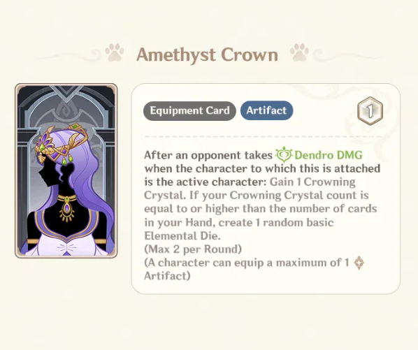 Genshin Impact 4 6 Genius Invokation Tcg Amethyst