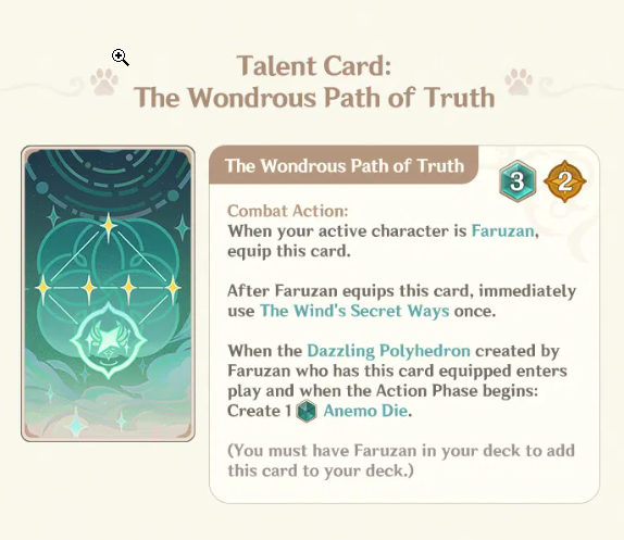 Genshin Impact 4 6 Genius Invokation Tcg Faruzan 4