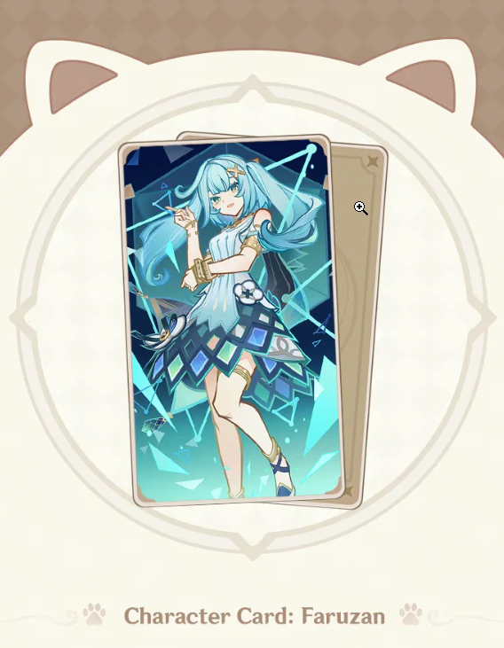 Genshin Impact 4 6 Genius Invokation Tcg Faruzan