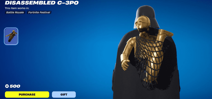 Disassembled C 3po Back Bling