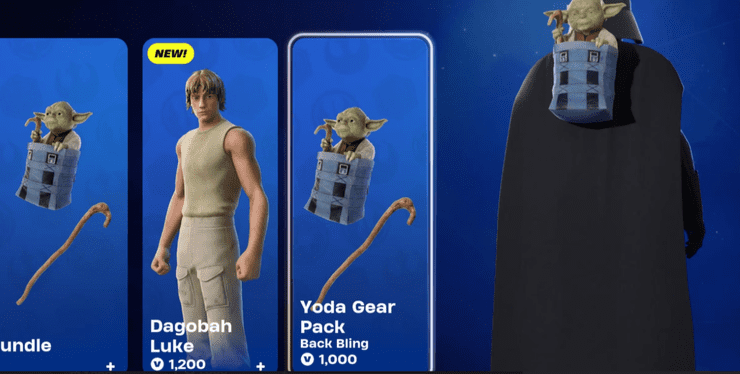 Yoda Gear Bundle Fornite