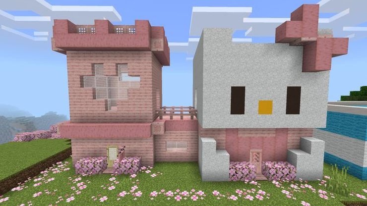 Hello Kitty House Minecraft