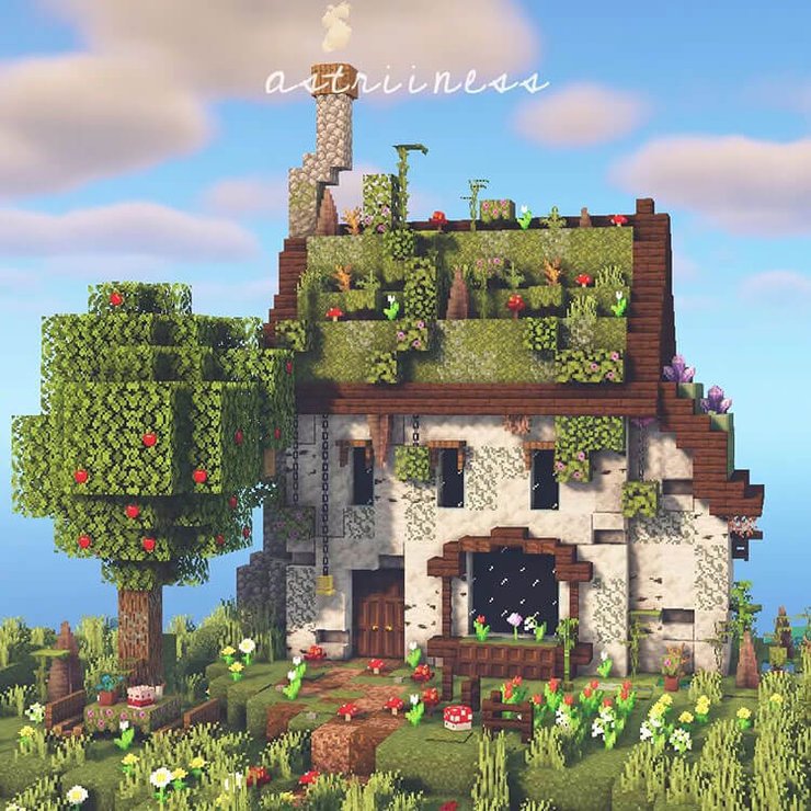 Lush Cottage Minecraft