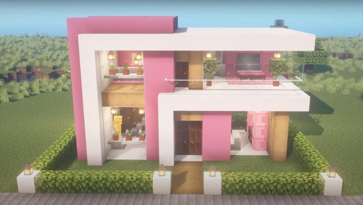 Modern Pink House