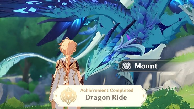 Ride Dragon Genshin