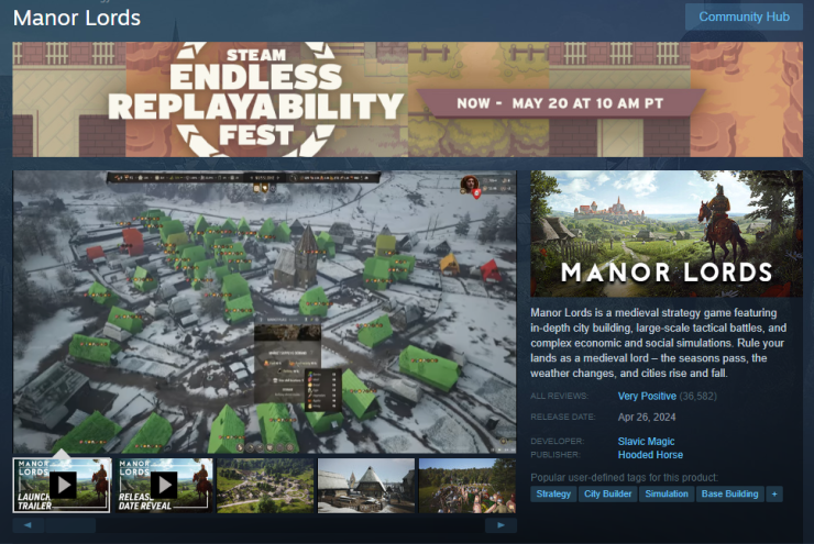Manor Lords On Steam
