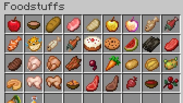 Healing Items Minecraft