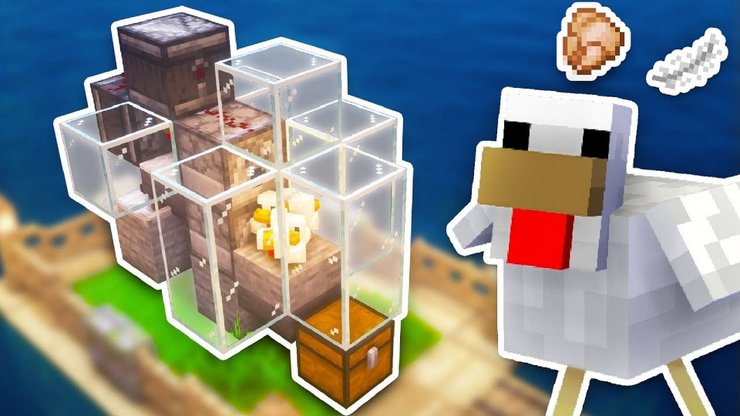 Minecraft Cooked Chicken Farm