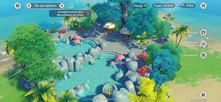 Swimming Pool On Summer Island