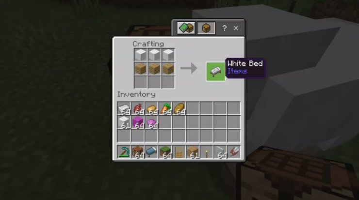 How To Make A Bed In Minecraft